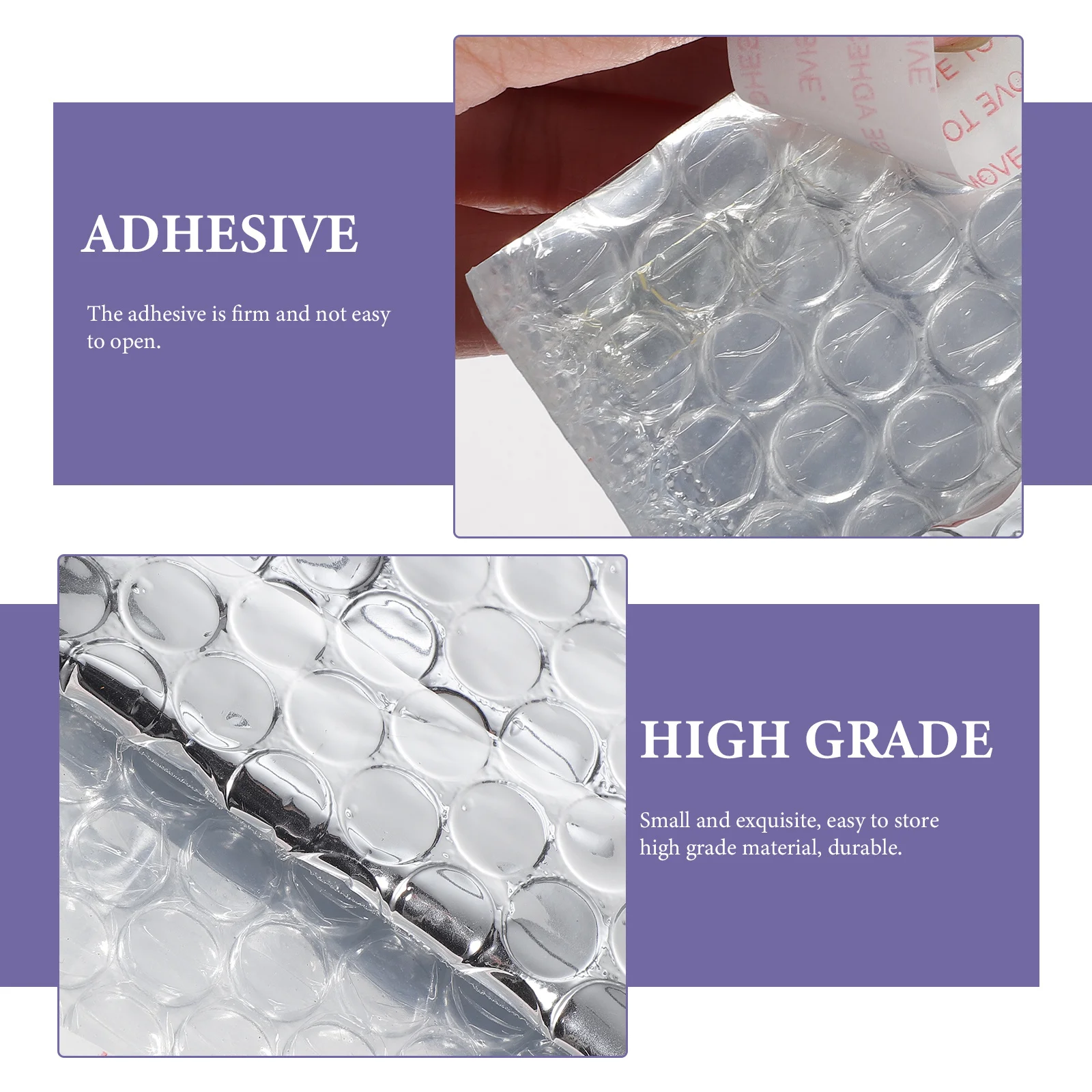 

100Pcs Waterproof Self Seal Shipping Envelopes Bubble Padded Mailers for Secure Mailing of Cosmetics Gadgets Collectibles