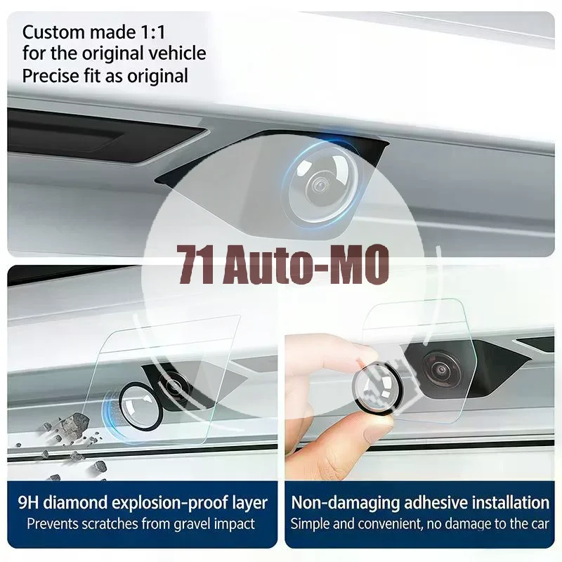 Universal Car Camera Lens Protector 2/10 PCS Rear View Backup Camera Scratch Protection Easy Install for Parking Assist