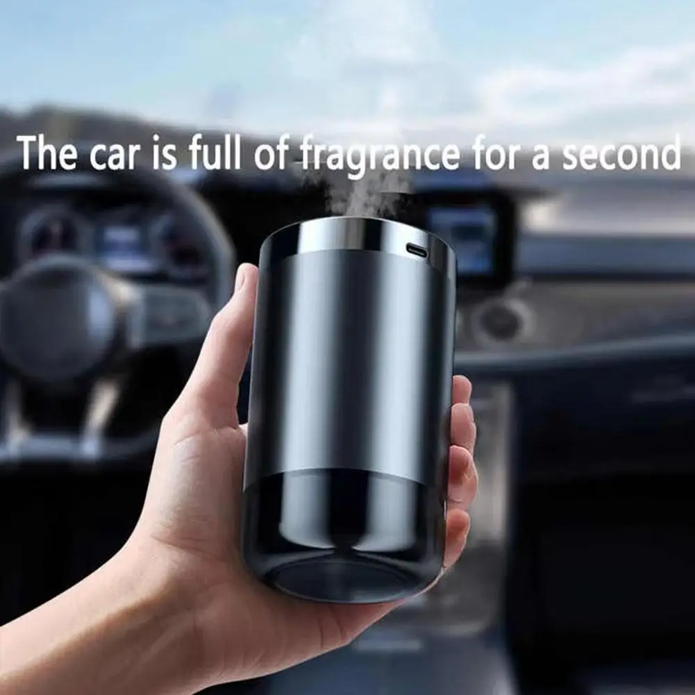 Car Air Freshener Diffuser Smart Adjustable Car Air Freshener Car Aromatherapy Diffuser With Ambient Light Car Inter Decoration