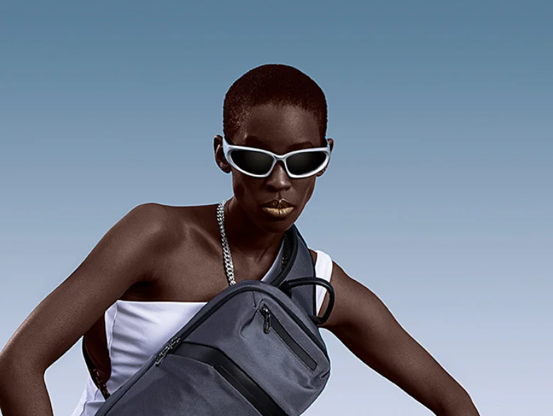 Bolso Bandolera Bange para Hombre, Negro, para iPad de 7.9 Pulgadas, Impermeable, con Carga USB, Bolso de Hombro, Riñonera