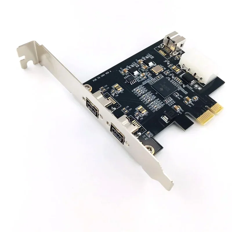PCIE Combo 3x 1394b Firewire Ports PCI-Express Controller Card, 1394 card TI Chipset,