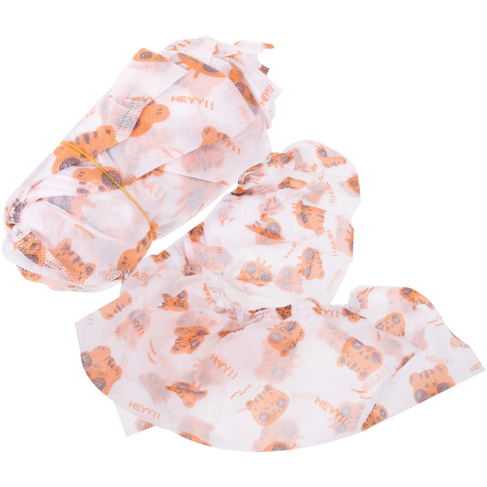 

50 pcs Disposable Shoe Covers Non-Slip Waterproof Anti-Slip For Indoor Home Use Breathable Wear-Resistant Cute Bear Design Boot