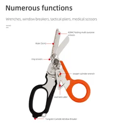 Tactical Multifunction Scissor for Leatherman Raptors First Aid Expert Folding Scissors Outdoor Survival Tool Combination Gadget