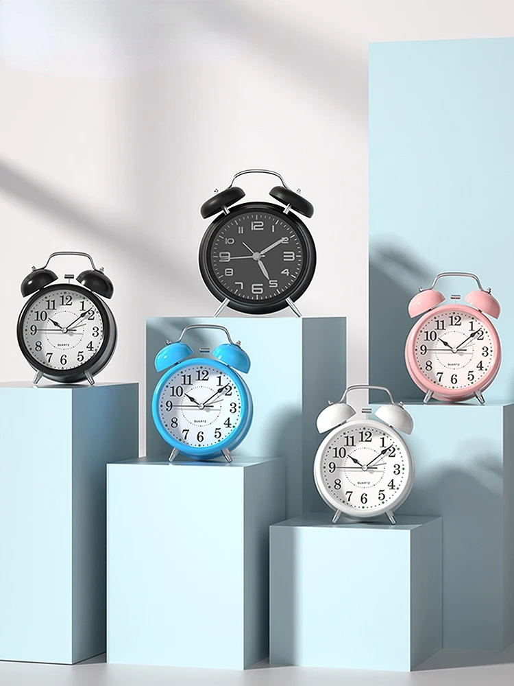 Alarm Clock Student Only Get up New Bedside Small Children's Clock for Boys and Girls Luminous Watch Large Size Multicolor New