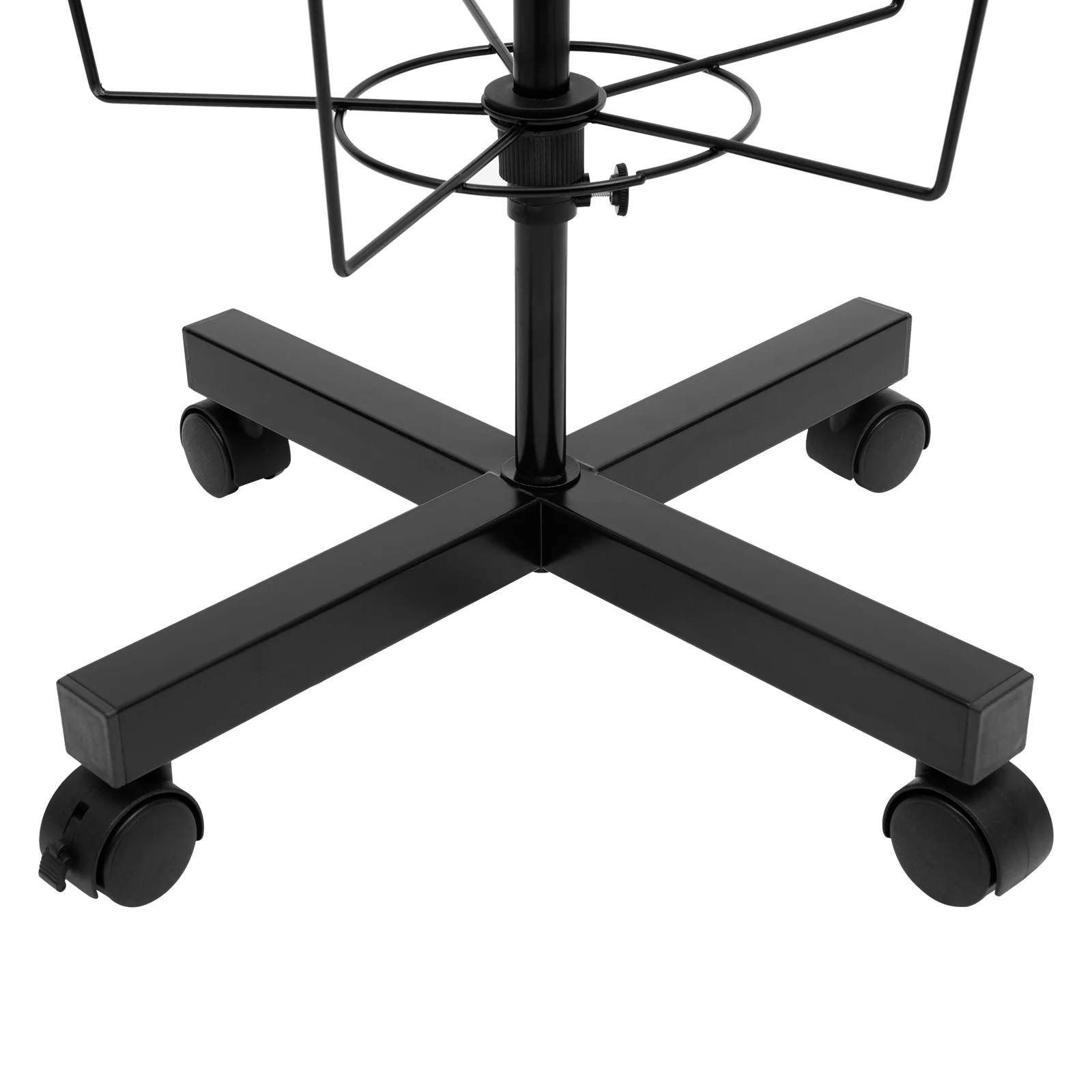 7 Tiers 35 Hats Rotatable Iron Rack Wig Scarve Storage Holder Shelf Rack Hat Cap Display Stand Hanger Load 5kg/11.02lbs