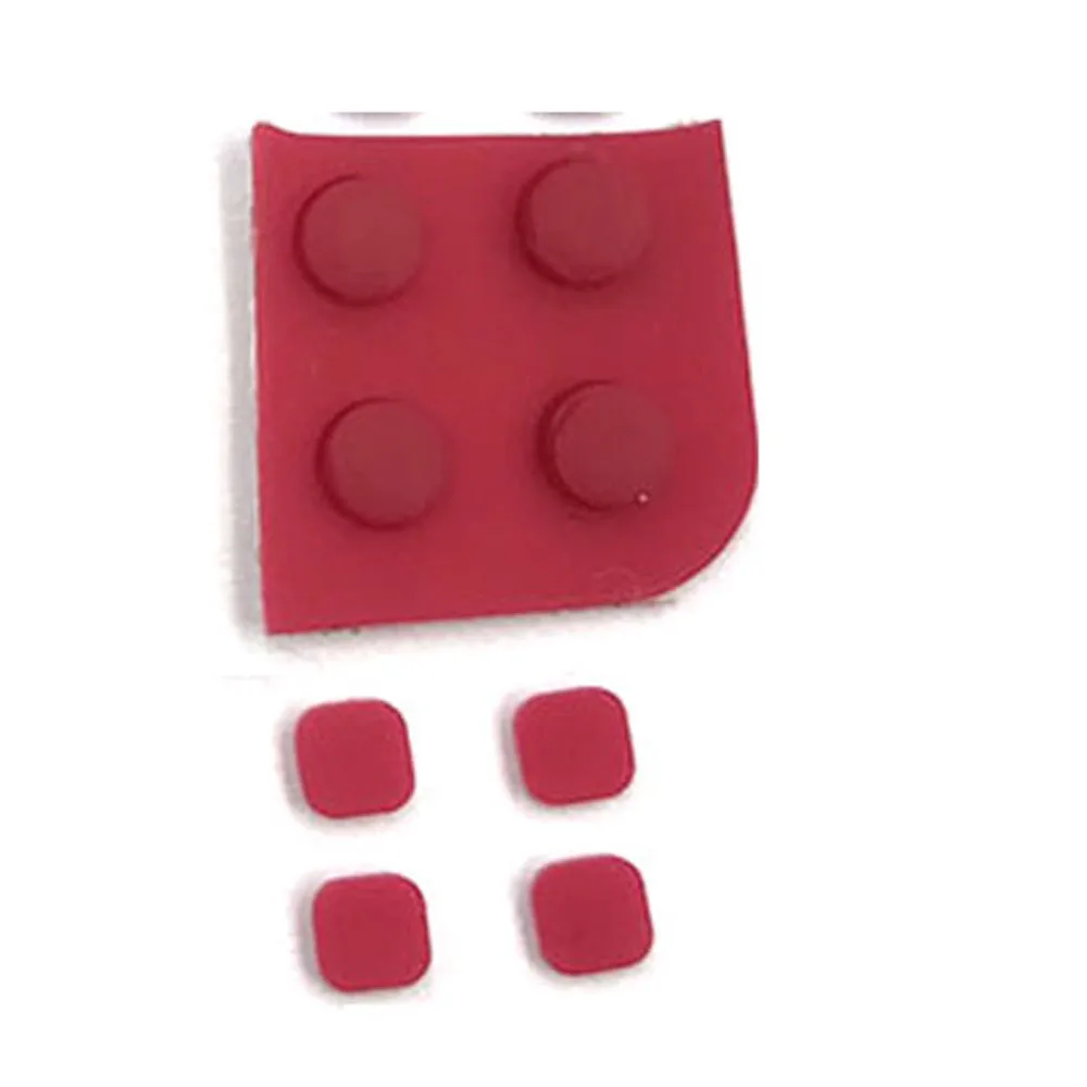 مسامير ثقب غطاء ل جديد 3DS XL LL المضيف شاشة مقبس مطاطي وحدة التحكم الجبهة عودة برغي ثقب الغراء الجسيمات