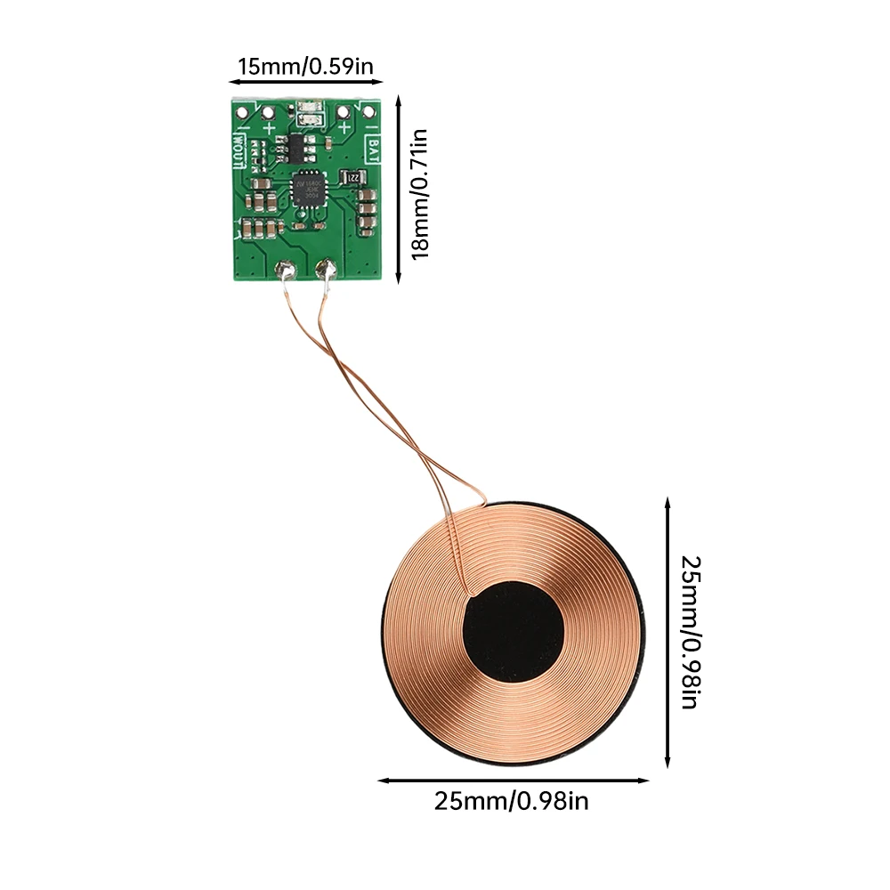 5V 1A Wireless Charger Transmitter Module Wireless Power Supply Module PCBA Board Circuit Board Module for DIY Phone