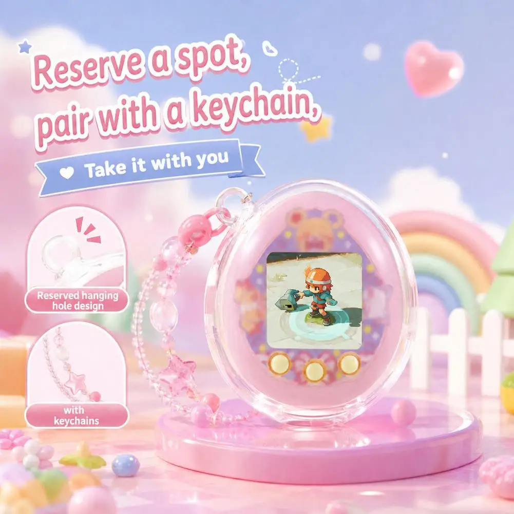 Für Tamagotchi Nano: Transparente Schutzhülle, durchsichtige PC-Hartschale, Zubehör – Detail 10