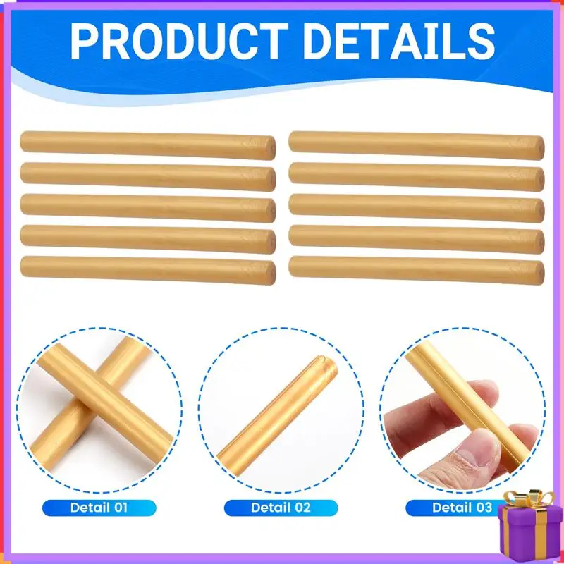 Advanced 20 Pcs Glue Sealing Wax Sticks,Hot Melt Glue Sticks For Wax Seal Stamp, Letter, Wedding Invitations, Birthday Cards