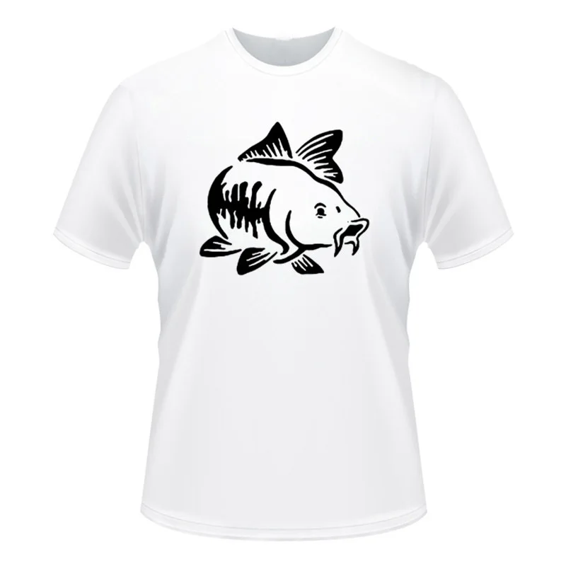 Carp Fishing T Shirt Men Women Fashion Cotton Short Sleeve Oversize T-shirt Kids Boy Hip Hop Tops Tee Shirt Mens Clothing Unisex