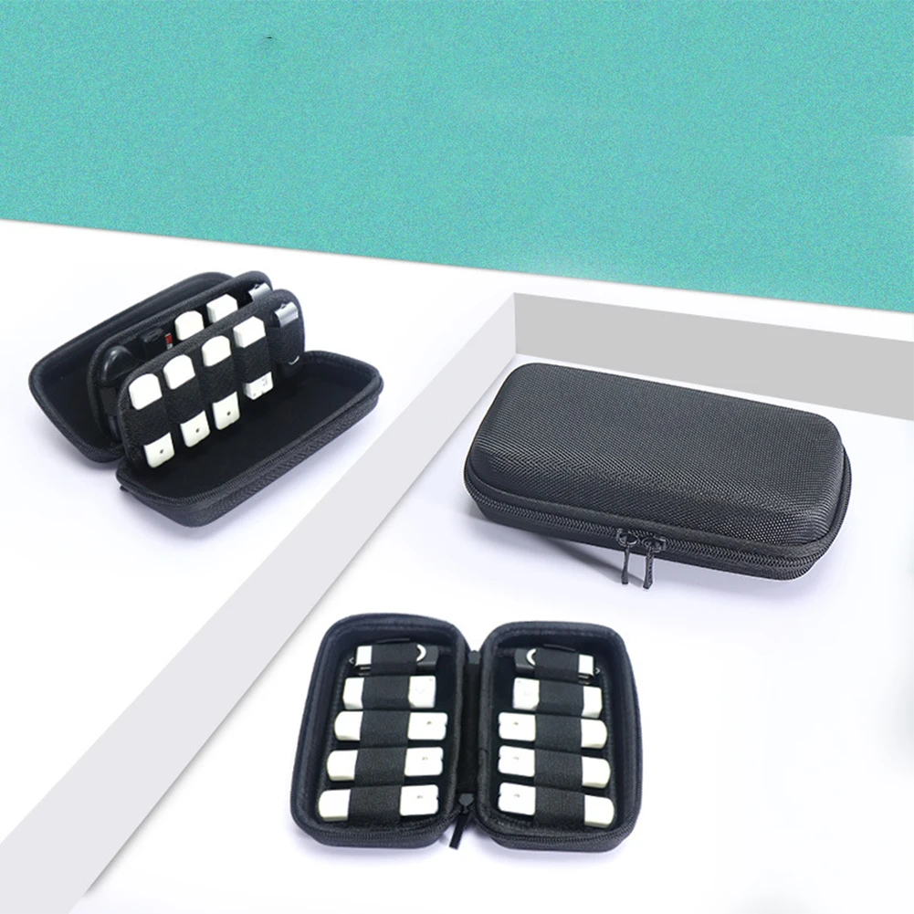 USB Flash Drive Case Dustproof USB Flash Drive Storage Bag Shockproof Portable USB Carrying Bag Electronic Accessories Organizer