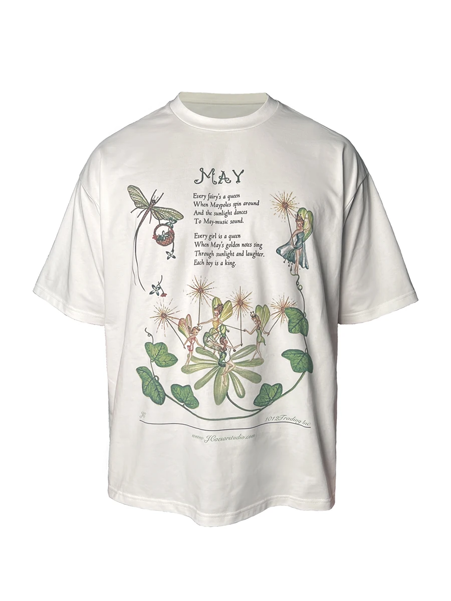 

JCAESAR Flower Fairy Tee Ice Sensation Fabric ort Sve ex T-irt Cotton Polyester Blend Cool Feeling Brand ...