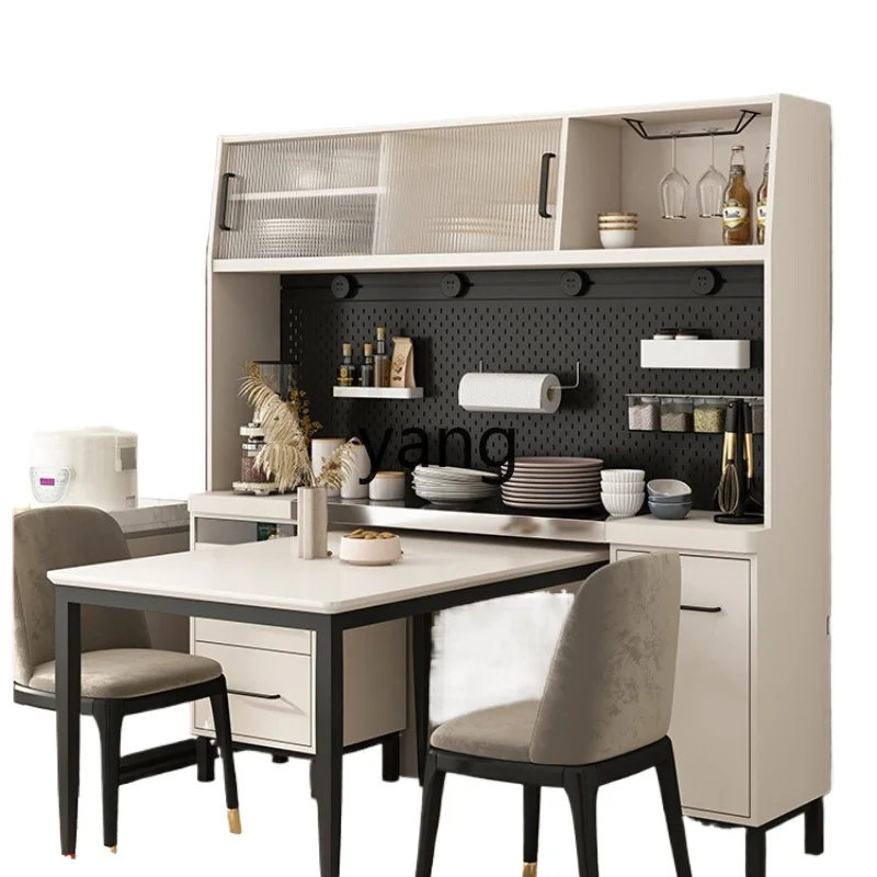 

Yjq modern simple dining table integrated drinking machine against the wall kitchen household tea storage coffee cabinet