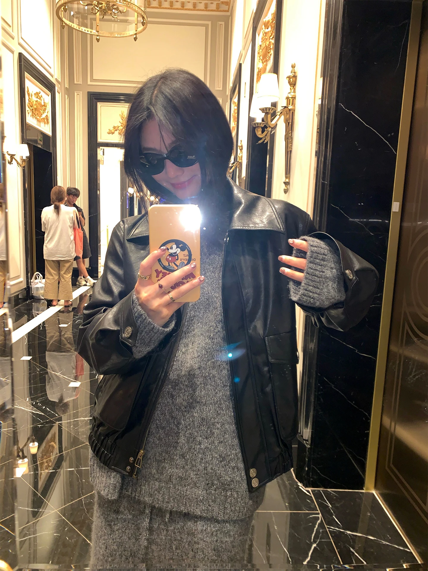 Nuova Collezione 2025: Giacca da Motociclista in Pelle PU, Cappotto da Donna alla Moda per il Pendolarismo, Antivento, Taglio Dritto, Maniche Lunghe con Cerniera