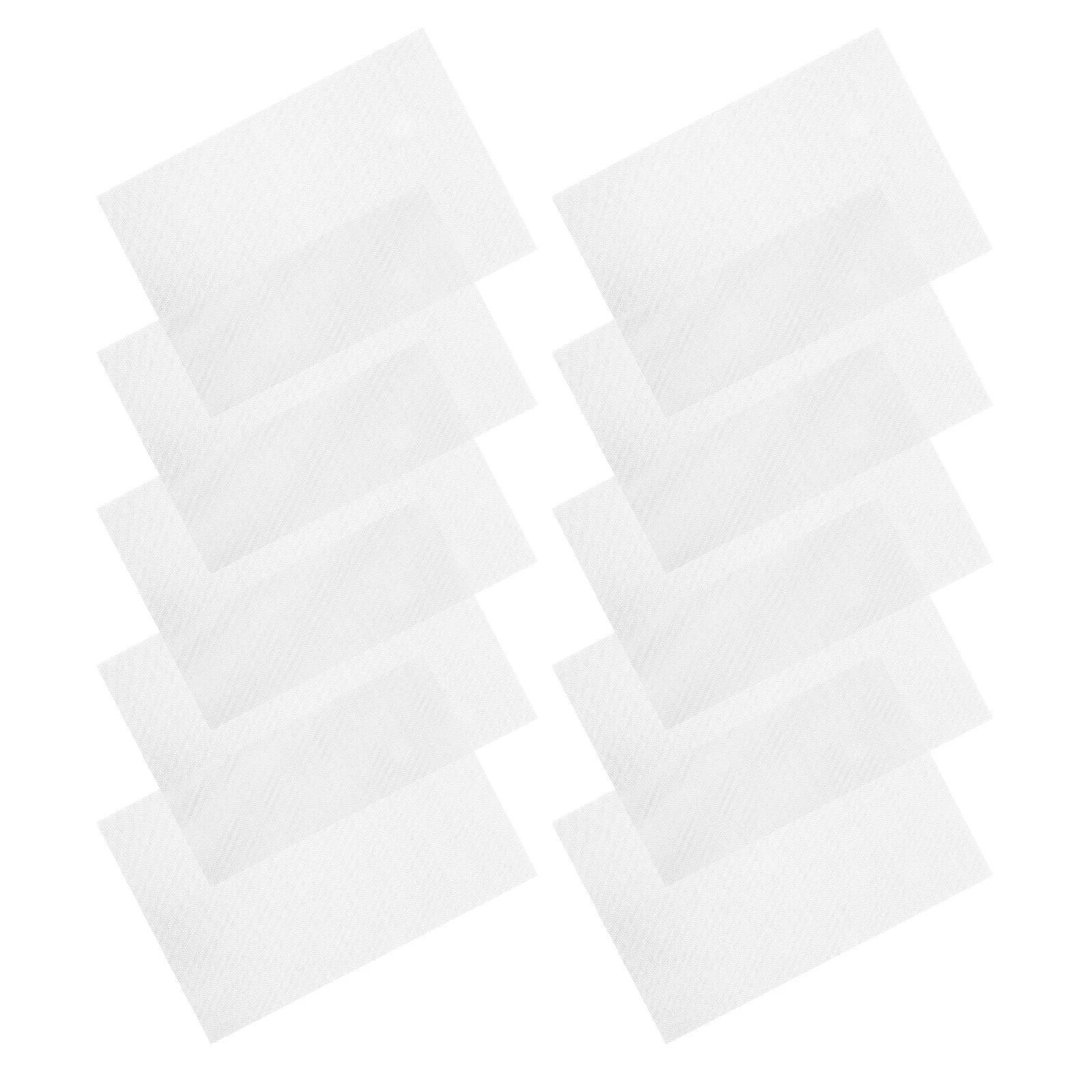 

10 Sheets PVC Plastic Eye Mesh Waterproof Printable Mask Making Supplies DIY Crafts Facial Covers Fursuit Blanks White Mesh