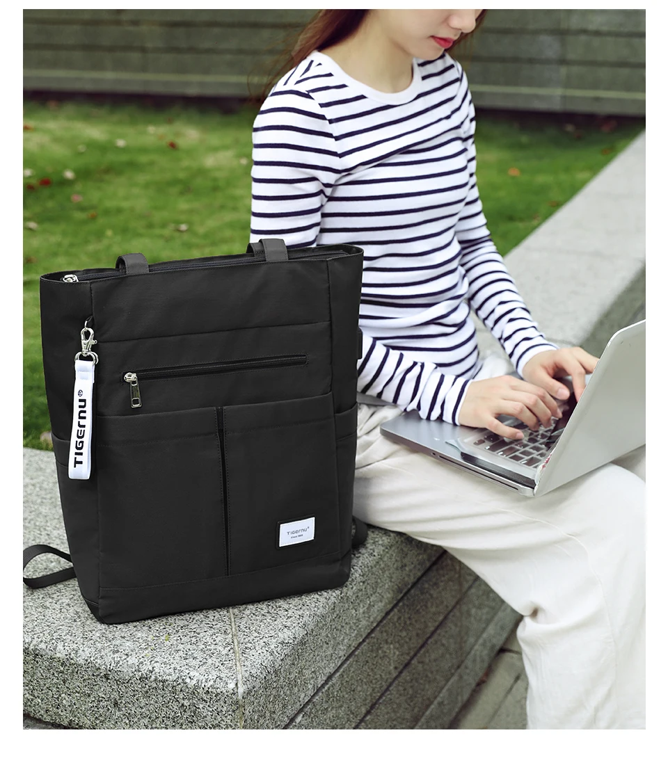 Tigernu Rucksäcke für Frauen 14 15,6 Zoll Laptop Rucksack weibliche Tasche Frauen Schultertaschen Mädchen Einkaufstasche Reiserucksäcke – Detail 12