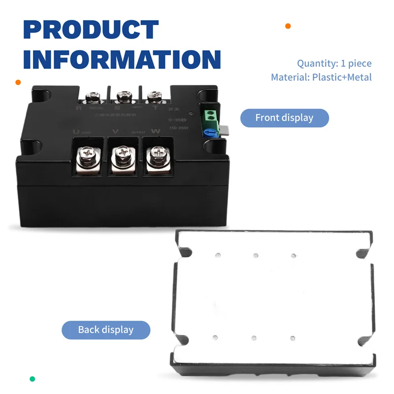 ABKP-Motore trifase Modulo di avvio graduale Cabinet di avvio graduale Arresto morbido Avvio lento Avviamento morbido step-down online 30WA-R1 3KW