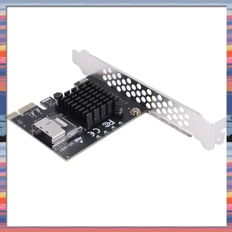 AC18(Guaranteed) PCIE Riser Card PCIE 1X To Mini SAS SFF-8087 SATA3.0 6Gbps Adapter Card Hard Drive Expansion Card For Chia Mini