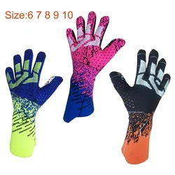 2024 Latex Goalkeeper Gloves Thickened Football Professional Protection Adults Teenager Goalkeeper Soccer Goalie Football Gloves