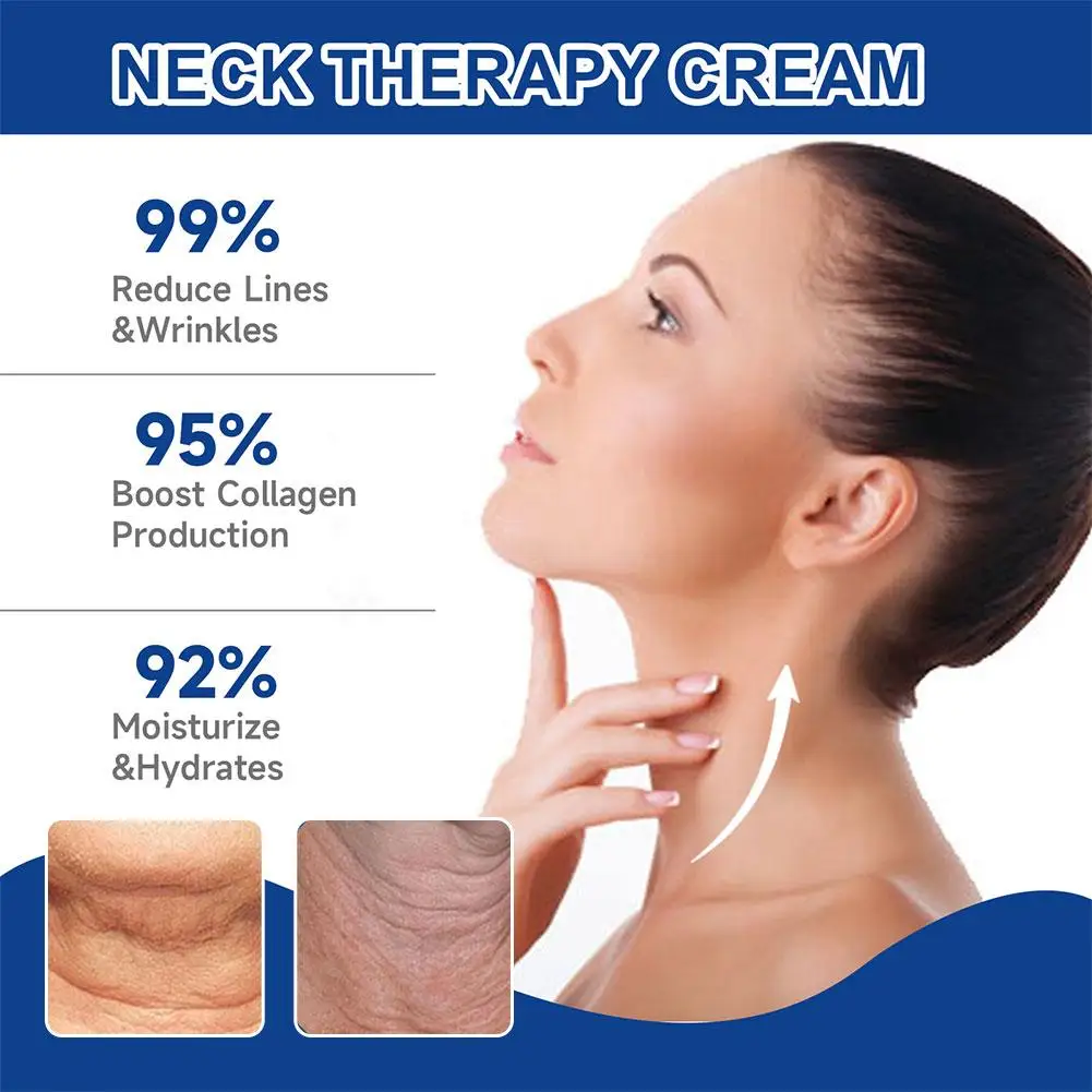 Collagen Neck Cream Reducing Fine Line Moisturizing Lifting Firming Anti-aging Efficient Whitening Skin Care Beauty