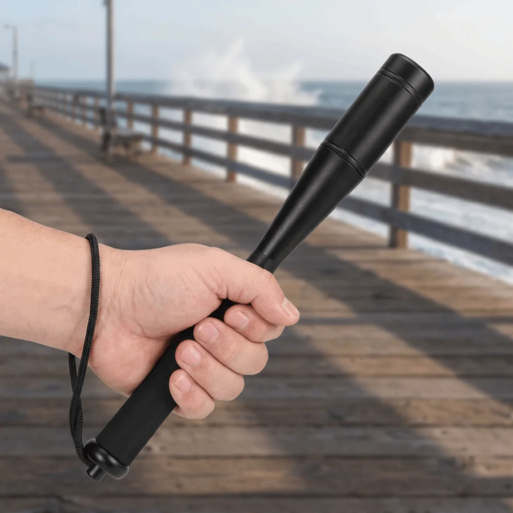 Durable Aluminum Alloy Fishing Bat EVA Foam Handle 25cm Length Fish Priest 25mm Diameter Fish Whacker Fly Fishing