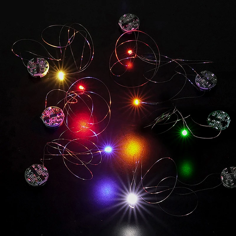 LED Light Magnetic Control Switch Lighting Chip Cartoon Animation Hand To Do Plus Light Model Toy With Wire Lamp