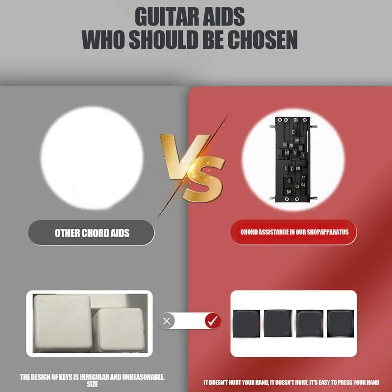 Guitar Chord Learning Tool Guitar Chord Artifact Training Helper For Beginners Playing Guitar Aid For Guitar Enthusiasts