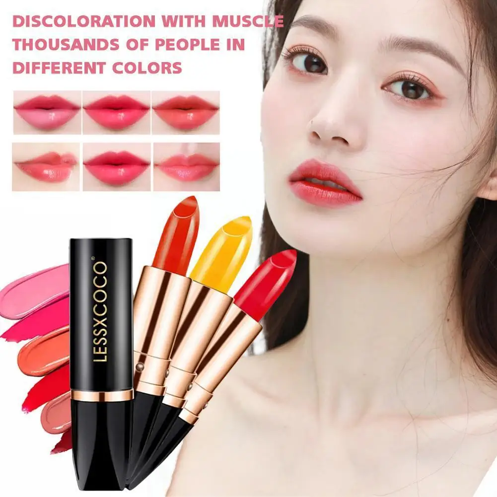 Carotene Discoloration Lip Balm Long Last Moisturizing Dry Color Skin Lip Cracking Anti Waterproof Lipstick Changing Tighte U0X7