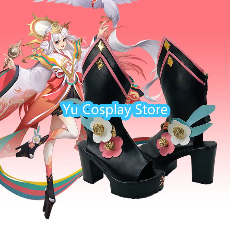 متجر يو التأثيري أنيمي ناكورورو أحذية كوسبلاي لحفلات الهالوين أحذية مخصصة للأولاد والبنات