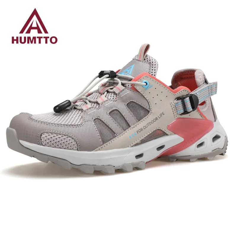 

HUMTTO Beach Shoes Women Breathable Sports Shoes for Women's Luxury Designer Flats Ladies Sneaker Black Casual Woman Sneakers