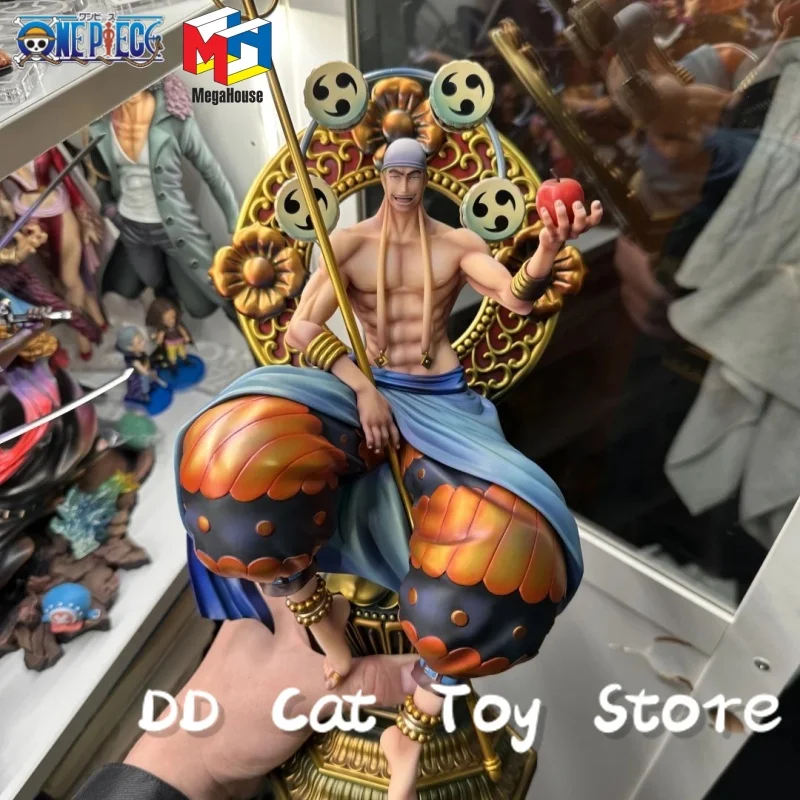 

36cm Genuine Mega House One Piece God Of The Kingdom Of Gods Enel Character Action Figure Statue Desk Ornament Collectible Toy