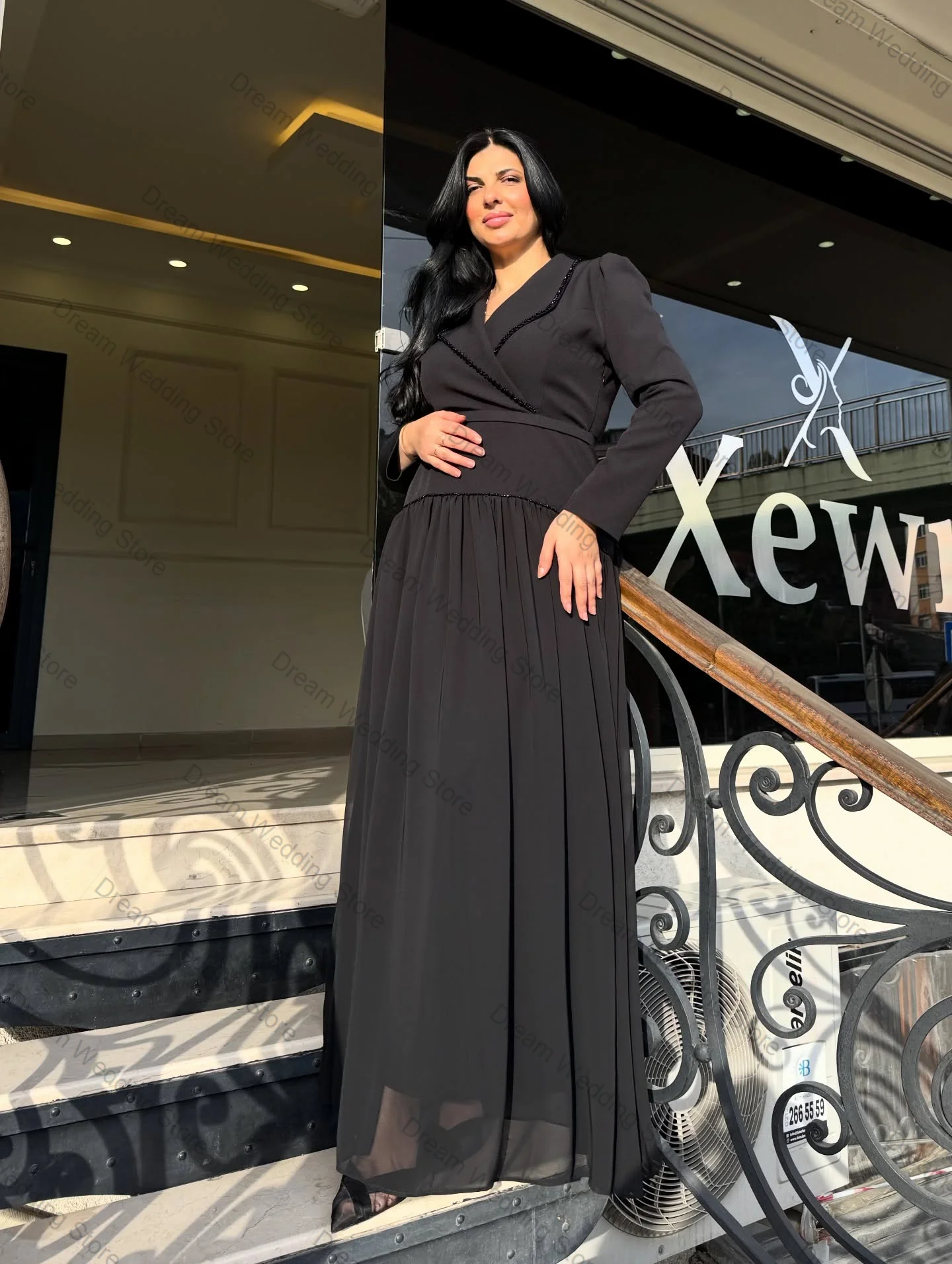 Różowy Garnitur Damski ze Spódnicą, 2-częściowy Zestaw: Marynarka z Koralikami + Sukienka Wieczorowa, Formalny Żakiet Biurowy, Personalizowany Płaszcz na Wesele dla Gościa