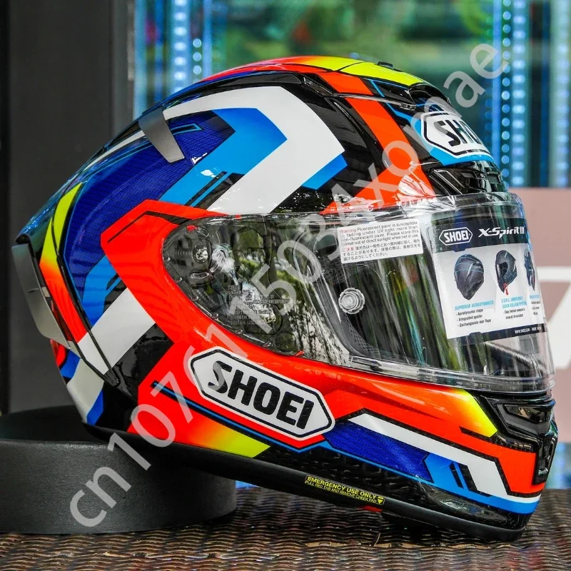 SHOEI X-14 Helmet Brink Red White X-Fourteen X-Spirit III Full Face Helmet Sports Bike Racing Motorcycle Helmet