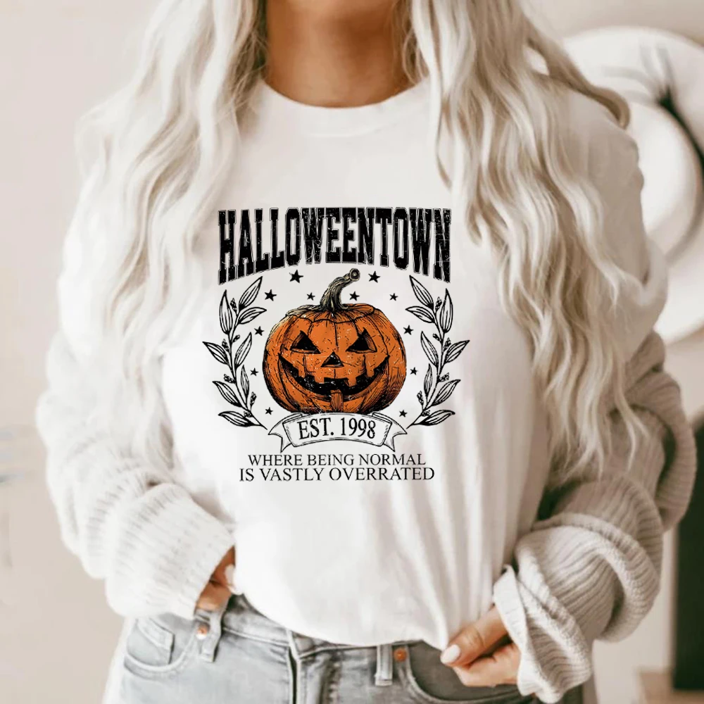 Halloweentown 1998 Shirt Halloween Shirt Halloween Pumpkin Shirts Vintage Fall Tee Women Clothes Unisex Short Sleeves Top