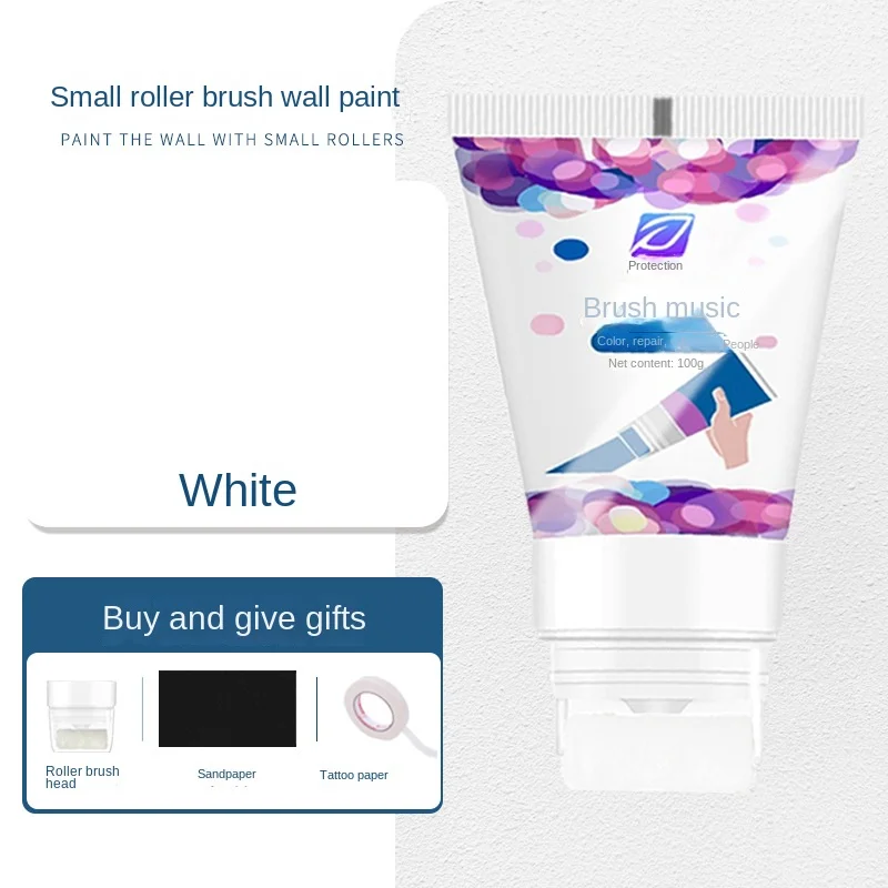 فرشاة بكرة الطلاء اللاتكس الصغيرة ، الغبار نظيفة ، صديقة للبيئة ، الكتابة على الجدران ، غطاء الأوساخ ، طلاء الجدار ، التجديد