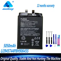 오리지널 3.87V 5050mAh Li3945T44P8H906455 배터리, ZTE Nubia Red Magic 6 Nx669J 휴대폰용