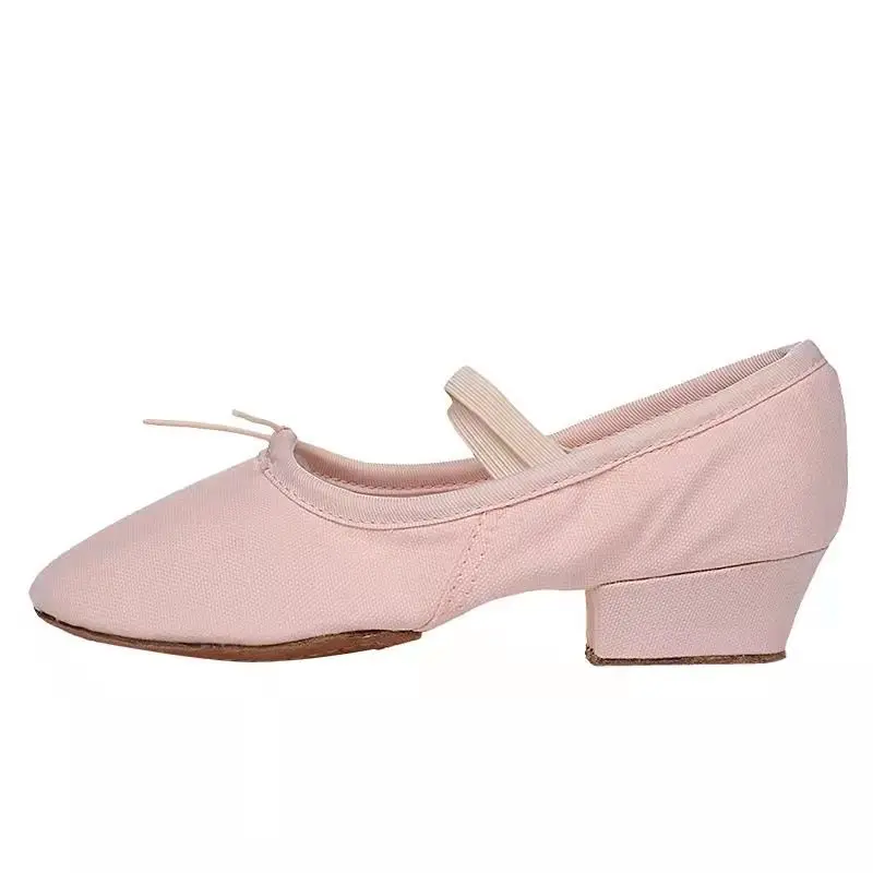 Scarpe da ballo per balletto Scarpe da allenamento per palcoscenico per insegnanti da donna Pantofole con suola morbida Scarpe per pratica della pancia per yoga Scarpe da ballo per jazz per ragazze