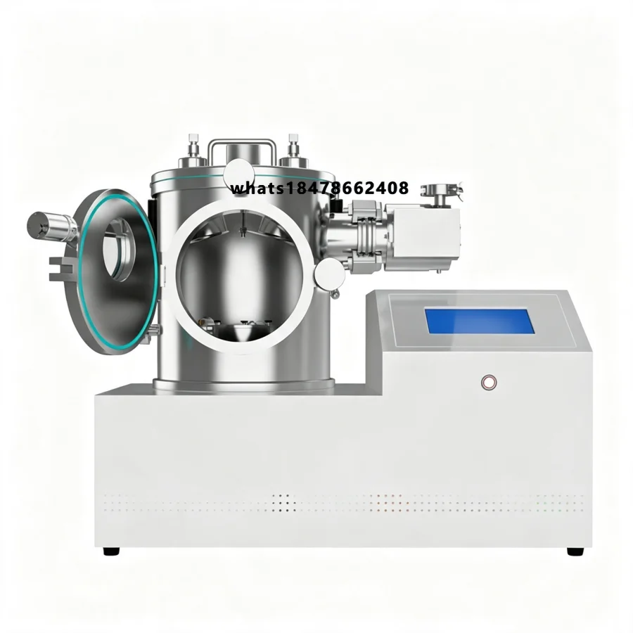 Stainless Steel Chamber Dual-Target Magnetron Sputtering Coater Sputter Coating Tester Magnetic Controlled Deposition System