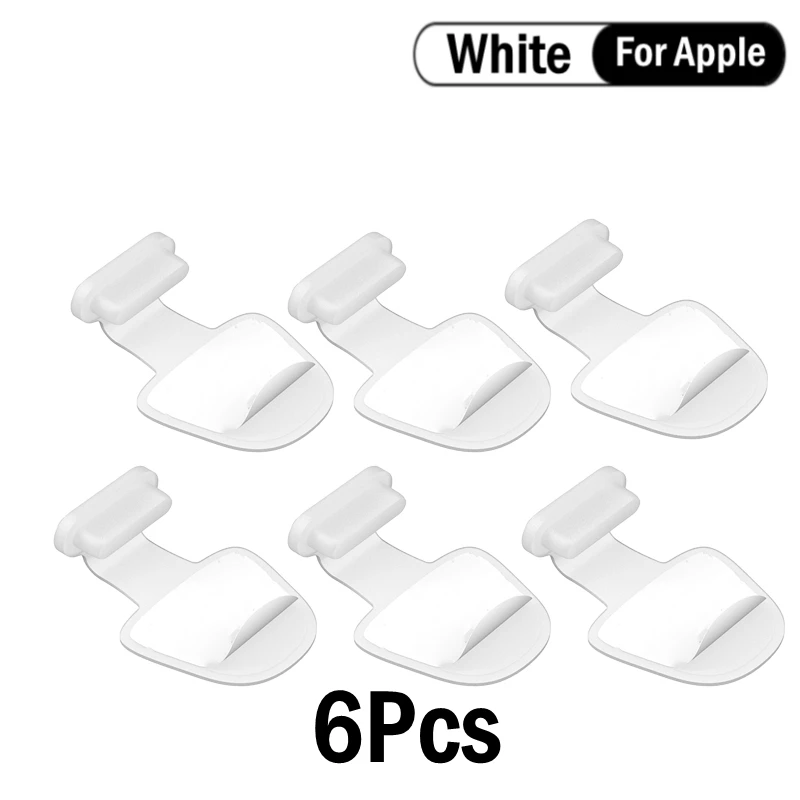 2/4/6 stuks Poort Opladen Anti-stof Stof Plug voor iPhone 14 Samsung Xiaomi Huawei USB Type-C Poort Protector Siliconen Dustplug Cover