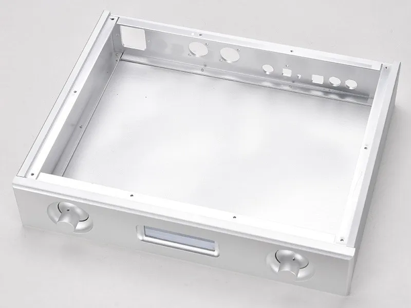 جديد 3206 الفضة الألومنيوم DAC الهيكل لتقوم بها بنفسك فك الضميمة hifi