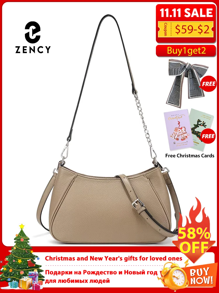 

Дизайнерская сумка Zency премиум-класса, женская сумка из натуральной кожи, модная сумка через плечо, рождественский подарок, сумка для жены, любовника, мамы 2025