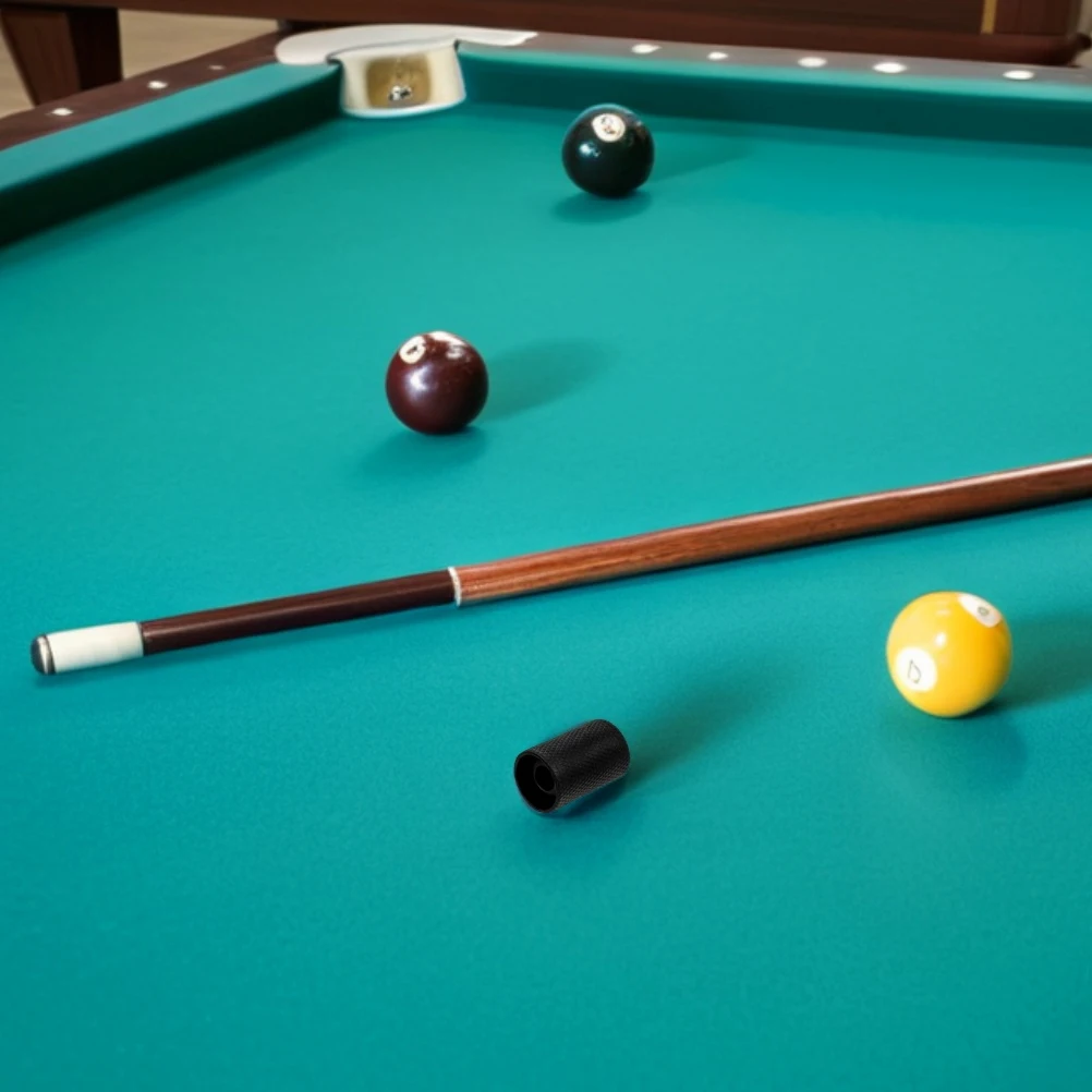 

2 PCS Billiard Cue Protective Cover Billiards Rod End Protectors Protection Cap Black Tip