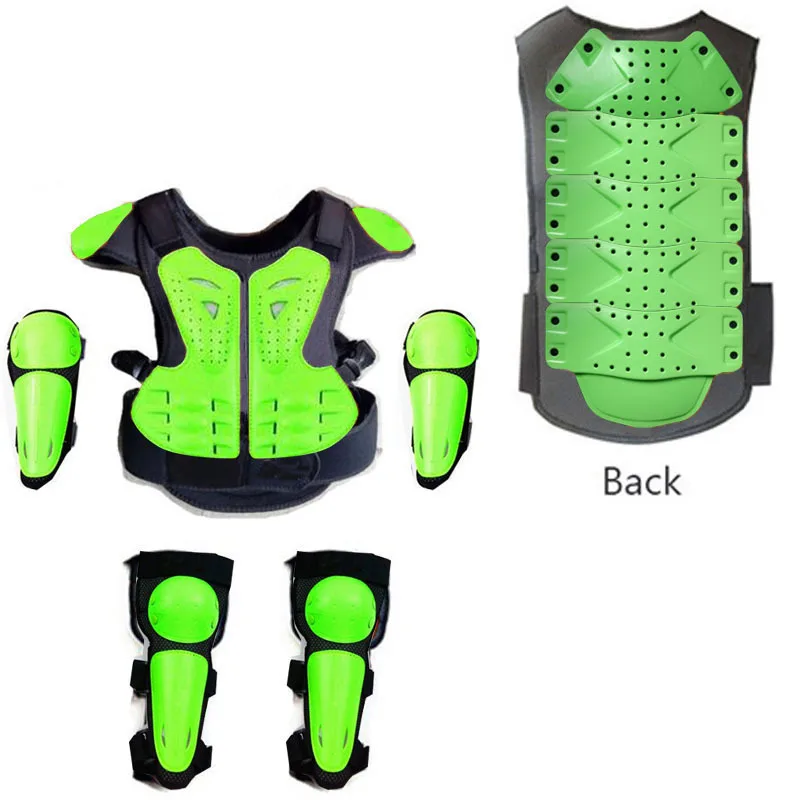 CE Motorcycle Kids Armor Vest Full Body Protective Gear Chest Spine Knee Elbow Guards Motocross Youth Riding Safety Clothing view 5