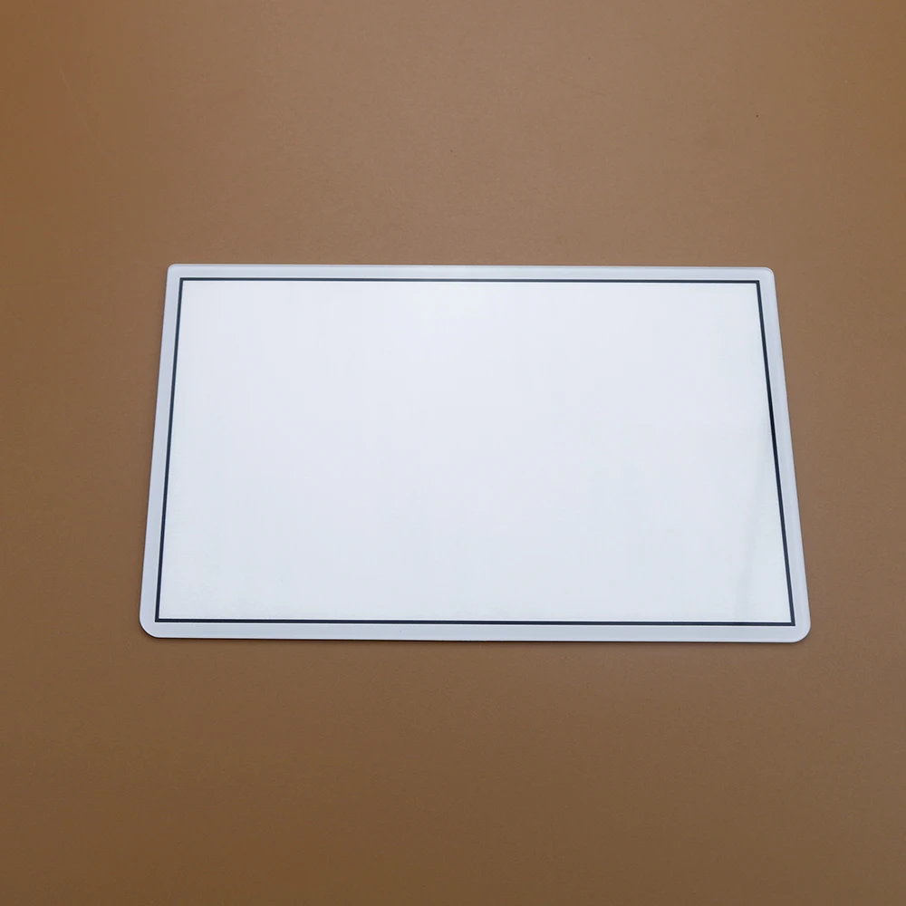 1 Stück Ersatz-Oberer Frontbildschirmrahmen Linsenabdeckung LCD-Bildschirm für 3DS XL LL New 3DSXL 3DSLL Kunststoff- & Glaslinse