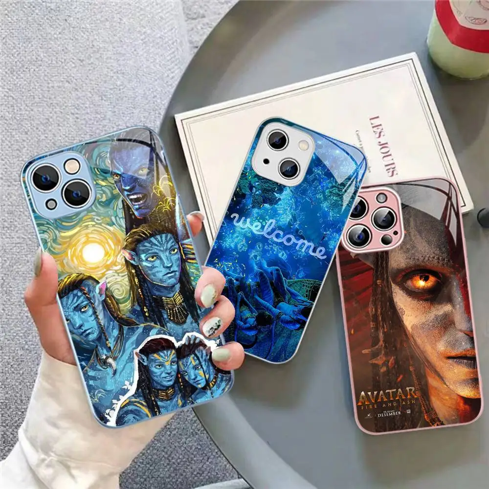 Epic Movie A-Avatar Tempered Glass For Iphone 14 13 12 11 Pro Mini XS MAX 14Plus X XS XR Fundas