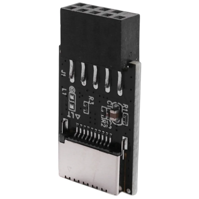 AED5-Motherboard USB2.0 9Pin zu TYPE-C A-KEY Frontstecker Konverter USB3.2 TYPE-E Schnittstelle Header Adapter Extender Karte