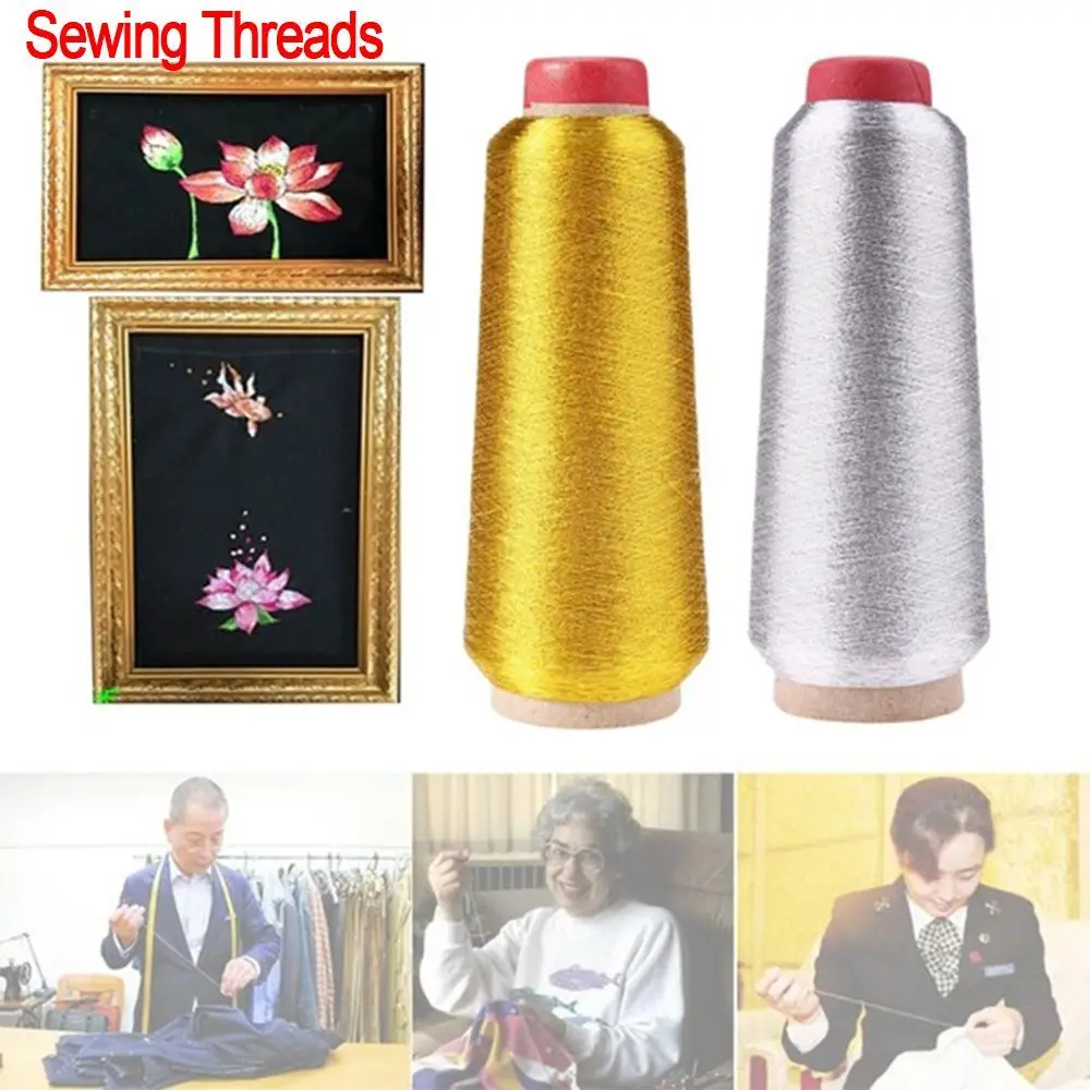 

Crafts Woven Line Handmade DIY Sewing Machine Gold/Silver Wire Embroidery Thread Cross Stitch