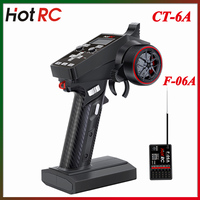HotRC CT-6A 2.4GHz 6CH 6 Channel One-handed Control Radio Transmitter F-06A F06A PWM Receiver for RC Car Boat Drone Tank Part