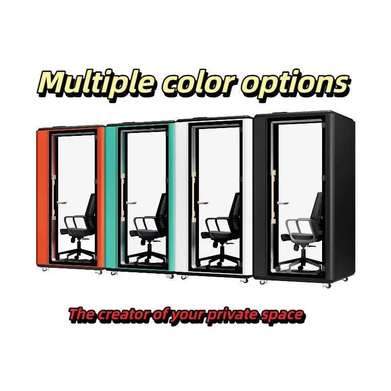 Modern design adjustable air recirculation workshop warehouse home office hotel building durable aluminum soundproof pod
