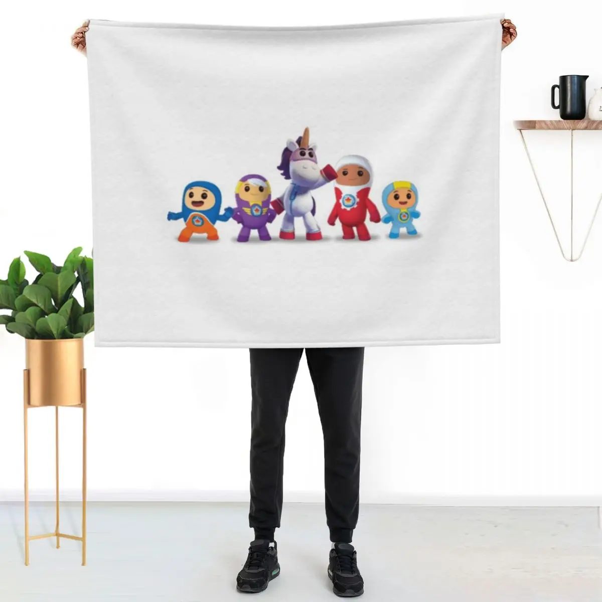 go jetters Throw Blanket Warm Plush Fuzzy Blanket for Living Room